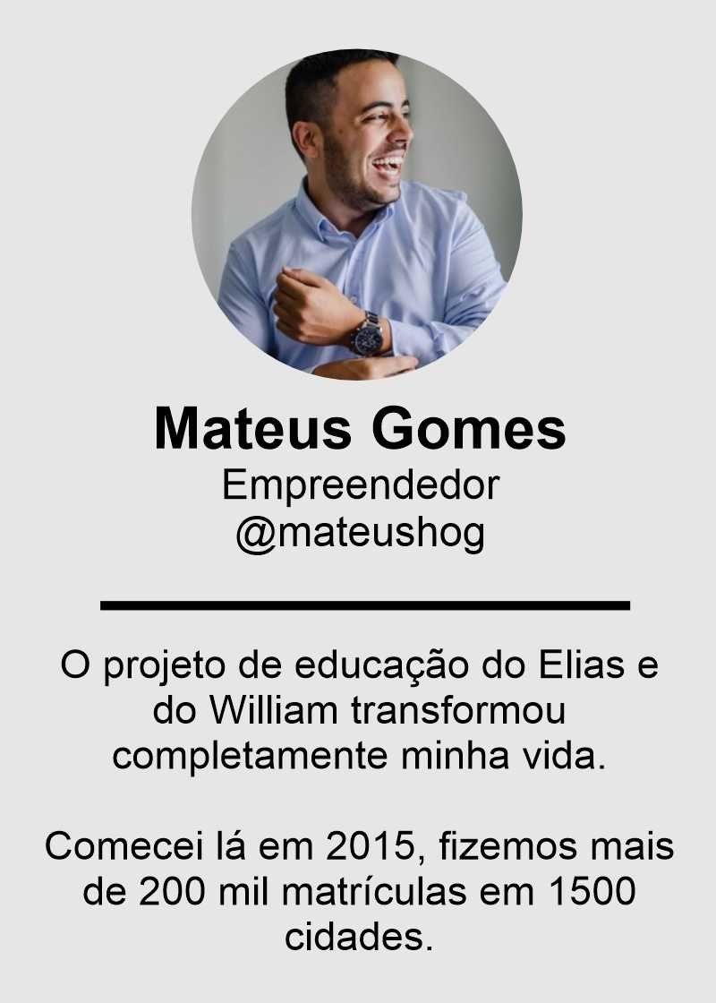 Depoimento de Mateus Gomes